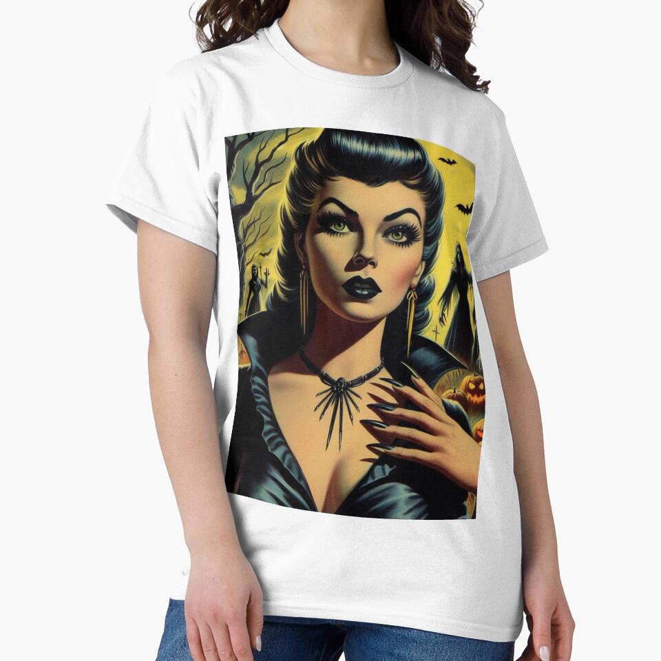 Vintage Goth Girl by PulpVintage