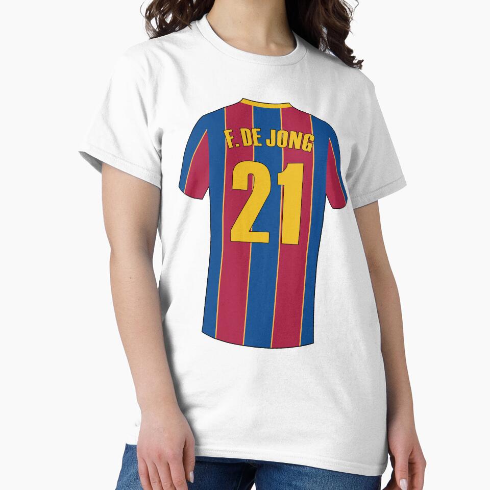 Barcelona football jersey number 21 by Justtrendytees
