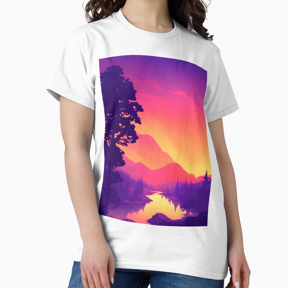 Add a Touch of Beauty and Tranquility to Your Life with Our Stunning Minimalist Forest Landscape Prints by supeart