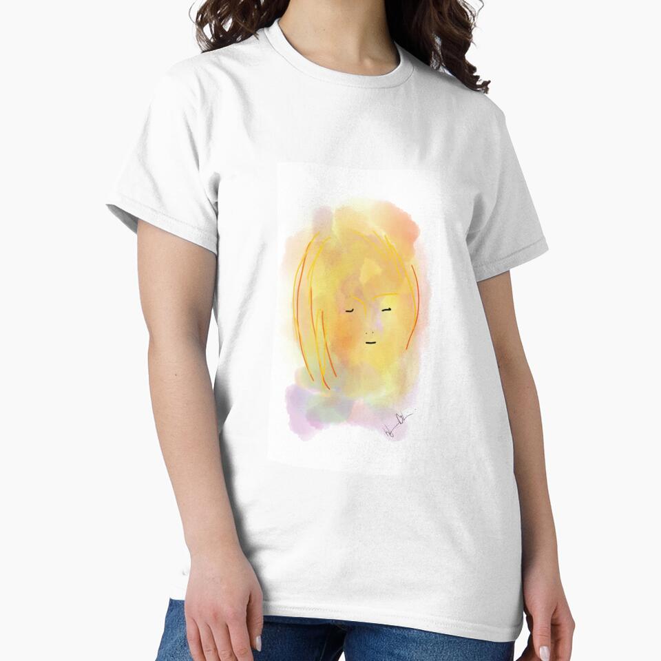 Girl - Soft Painting 017 by Hjortur