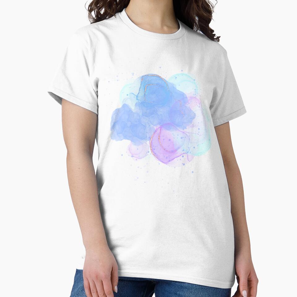 Purple Blue Beautiful Unisex shirt by NKEA