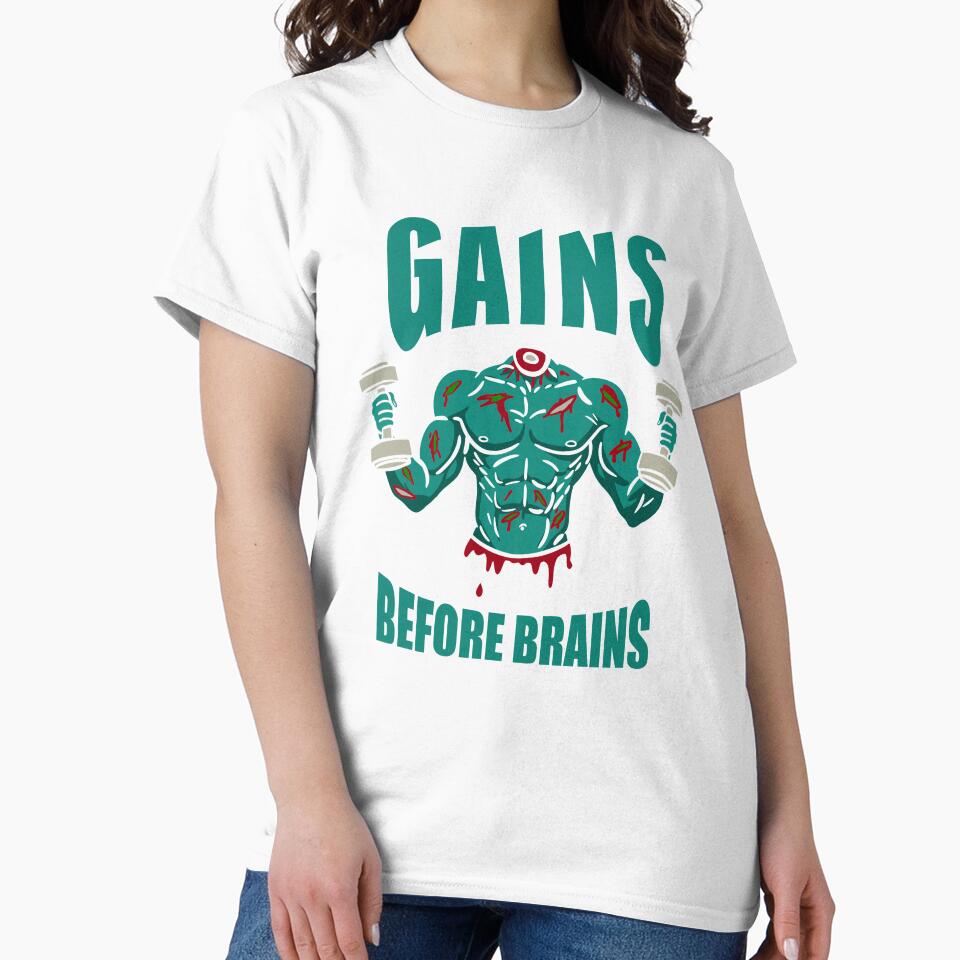 Gains Before Brains by byebyesally
