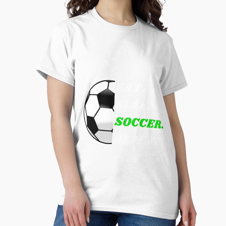 eat sleep soccer repeat by Mustaph-Shop