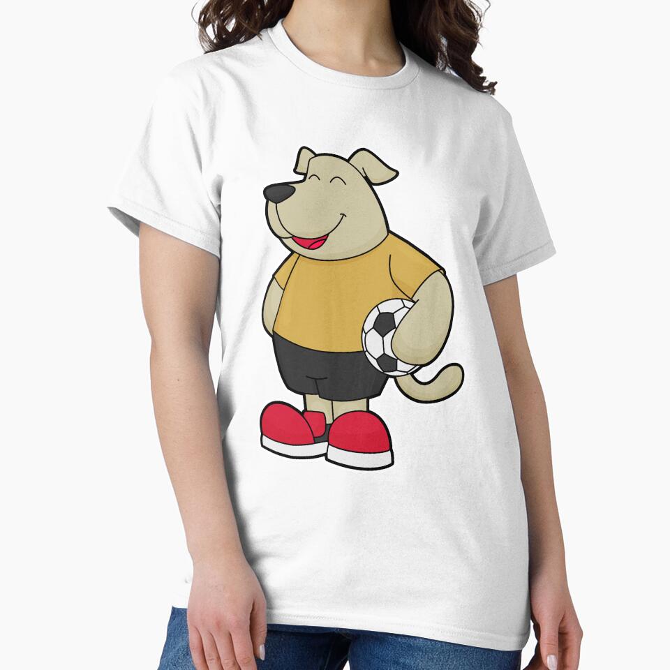 Dog as Soccer player with Soccer ball by Snabdesign84