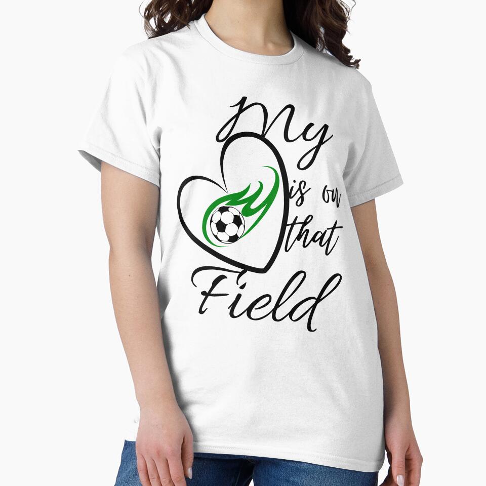 My Heart Is On That Field Soccer by Luckydesign1975