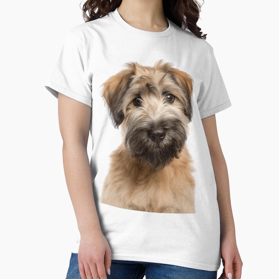 Adorable Soft-coated Wheaten Terrier Pup for Cute Wheatie puppy lovers by LazyOwlStore