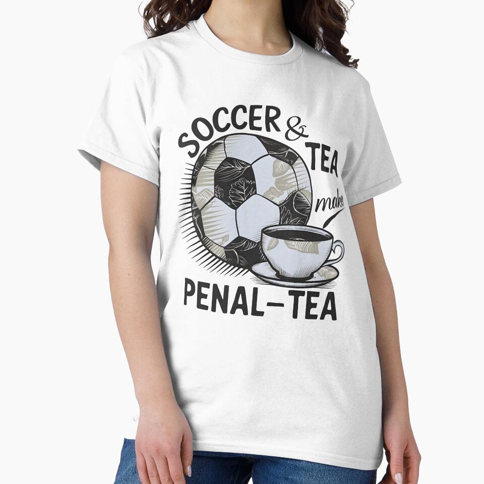 Soccer Penalty Sports Pun Soccer Enthusiast Football Lover Funny Tea Pun by KLArtzStore