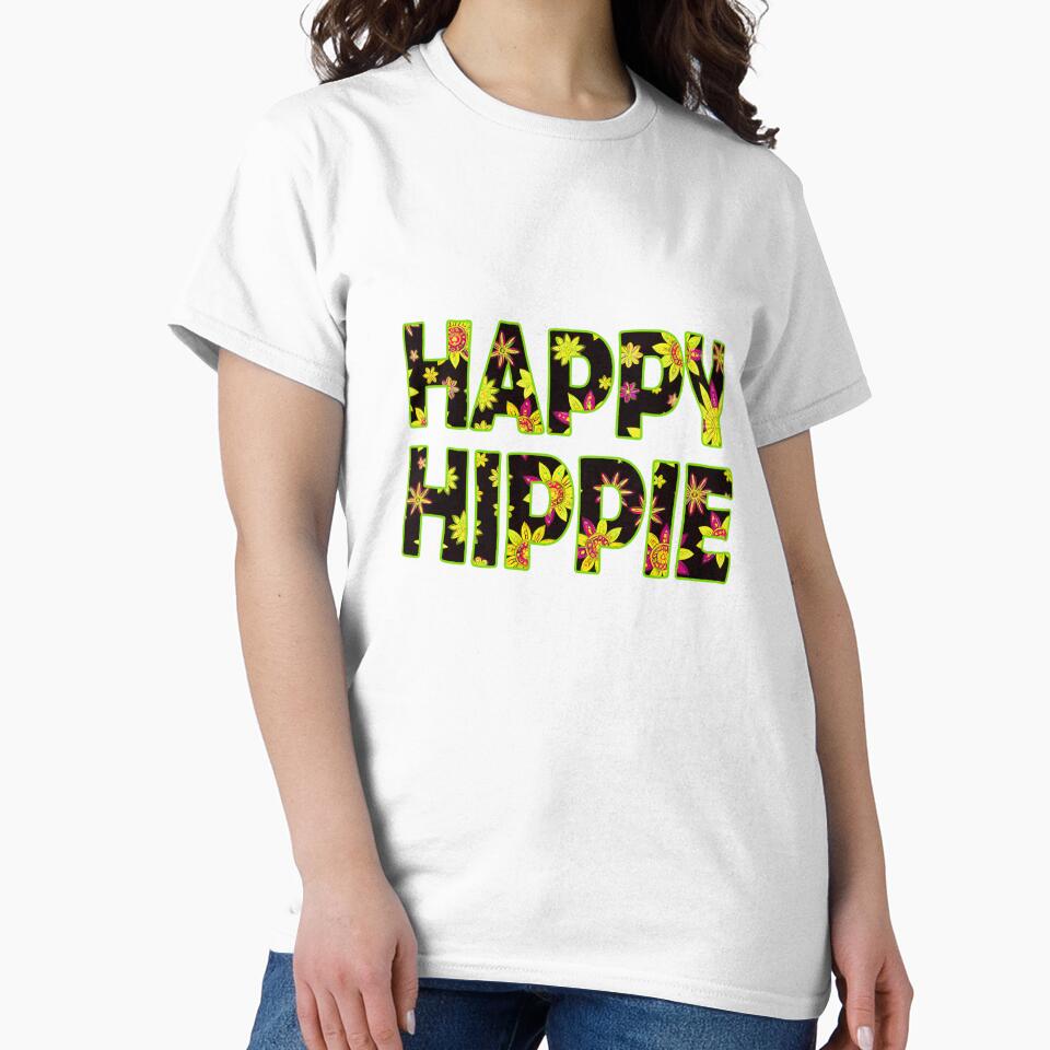 Flower Power Happy Hippie Words Free Spirit Hippie Vibes 2 of 4 by Beachy