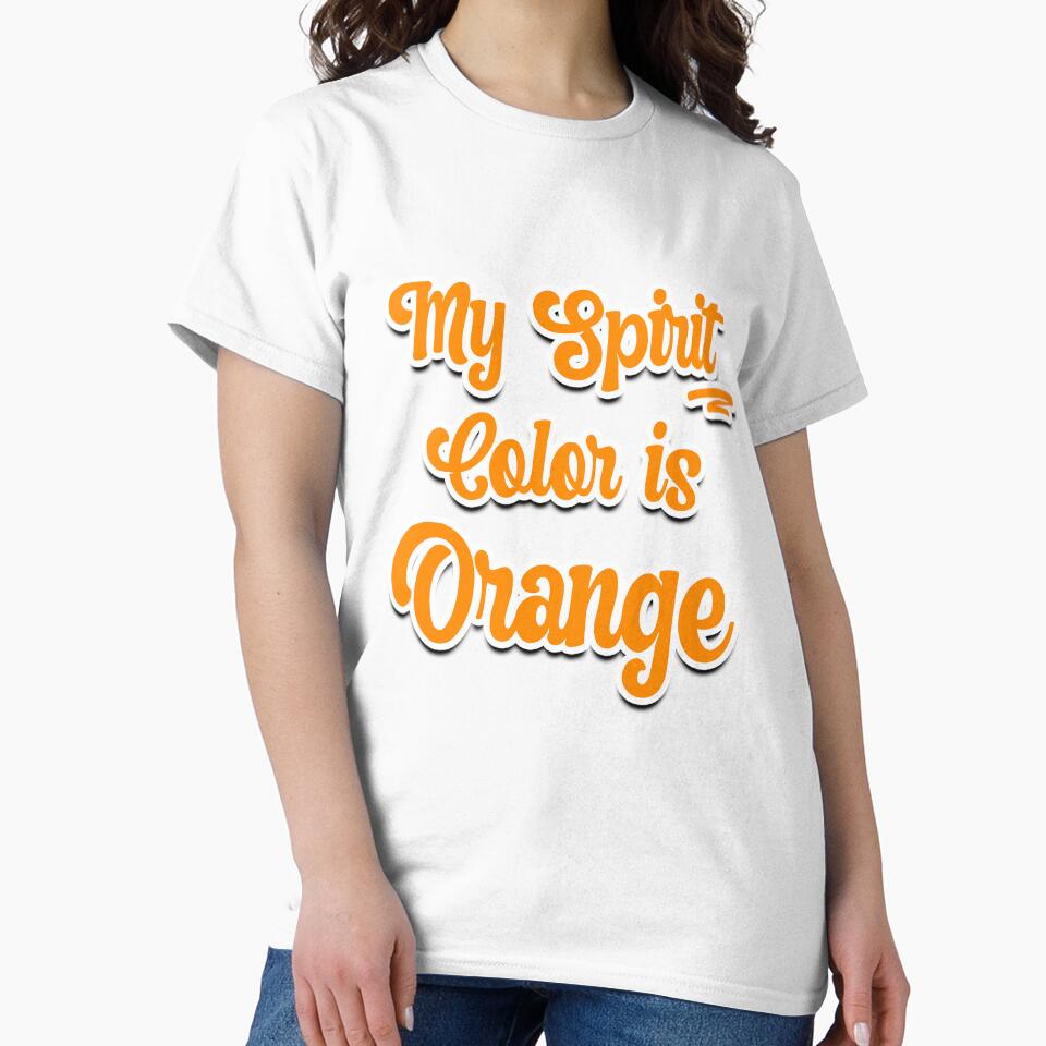 My Spirit Color is Orange - Cool plain color spirit colours designed by ozcushions by ozcushions