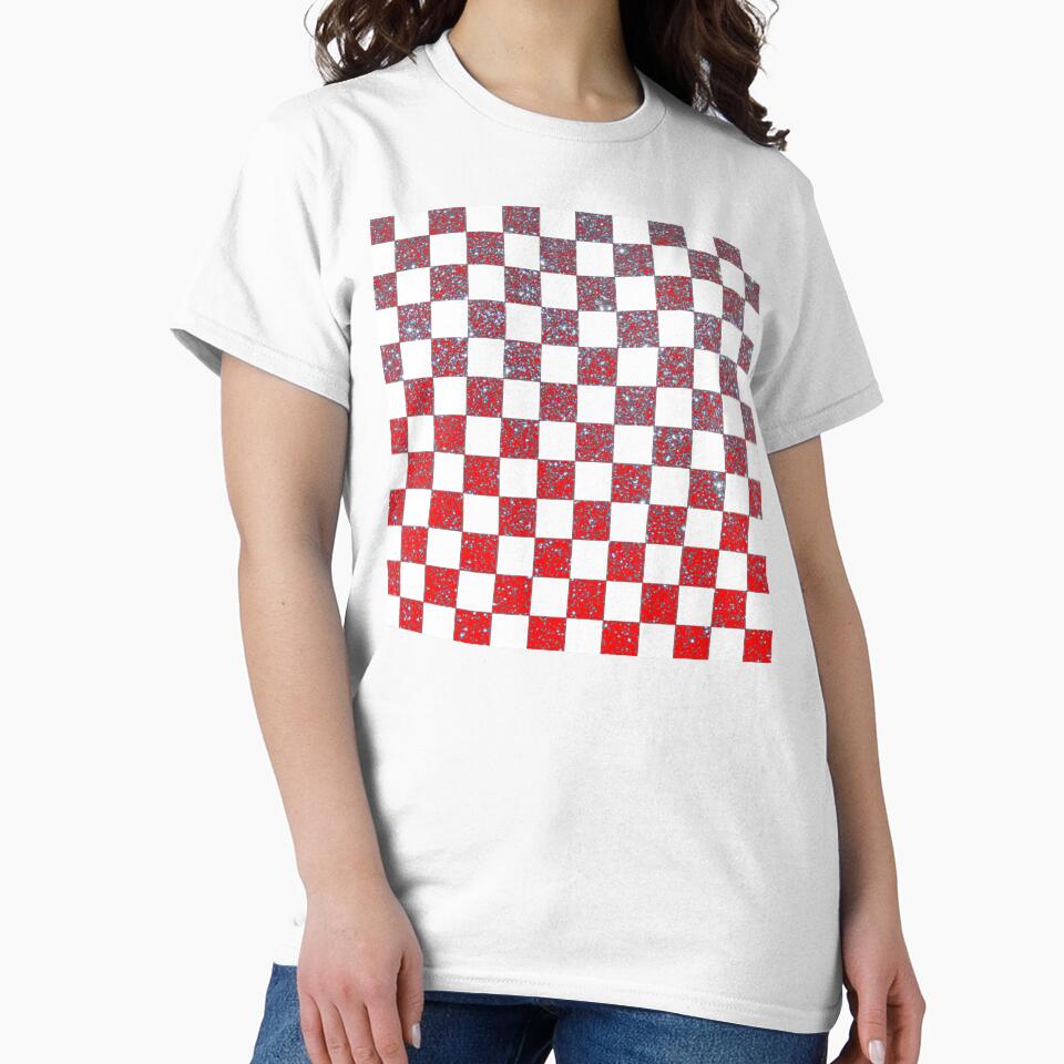 Checkerboard Glitter Croatia by oxoxoxo