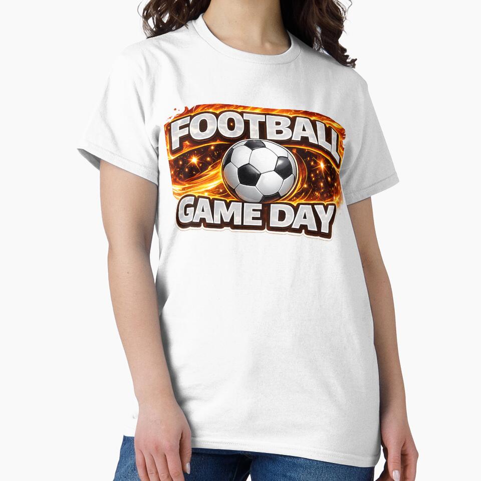 Football Game Day Fiery Flame Soccer Fans by annenambiro