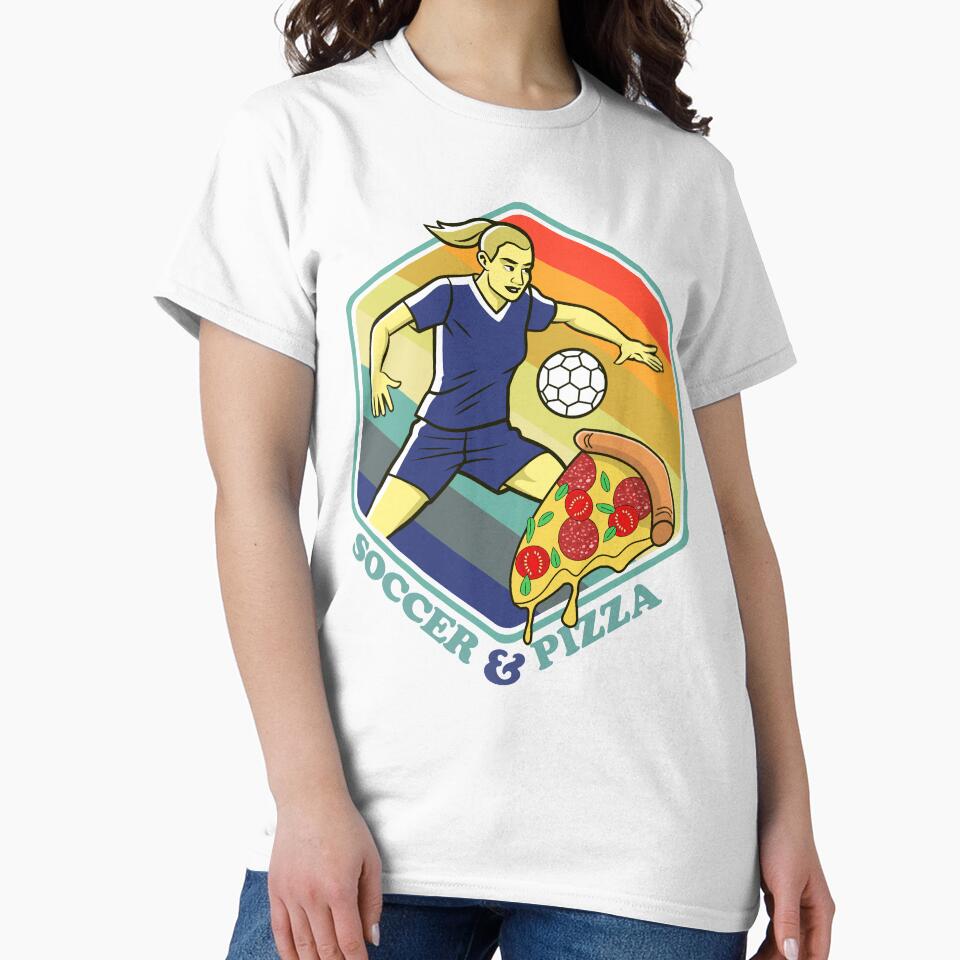 Soccer Girl Football Pizza by TheAplus