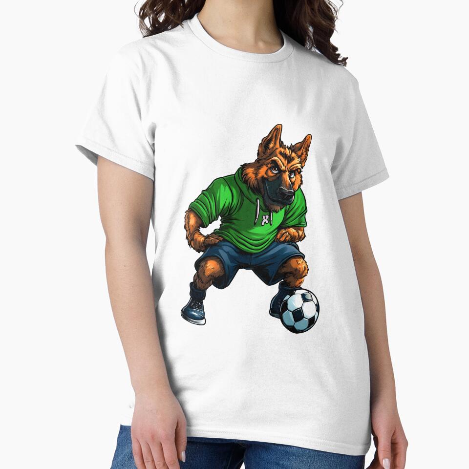 German Shepherd footballer by Soulskier