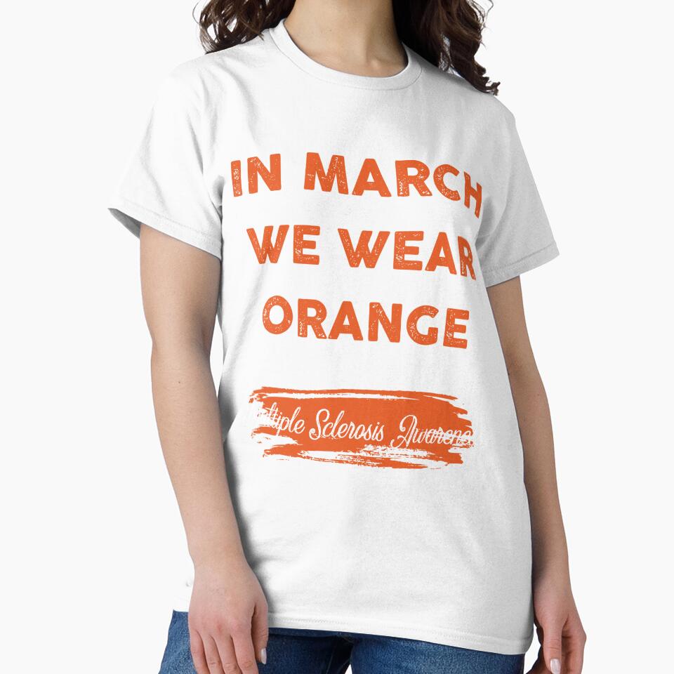 In march we wear orange multiple sclerosis awareness by sssweetness