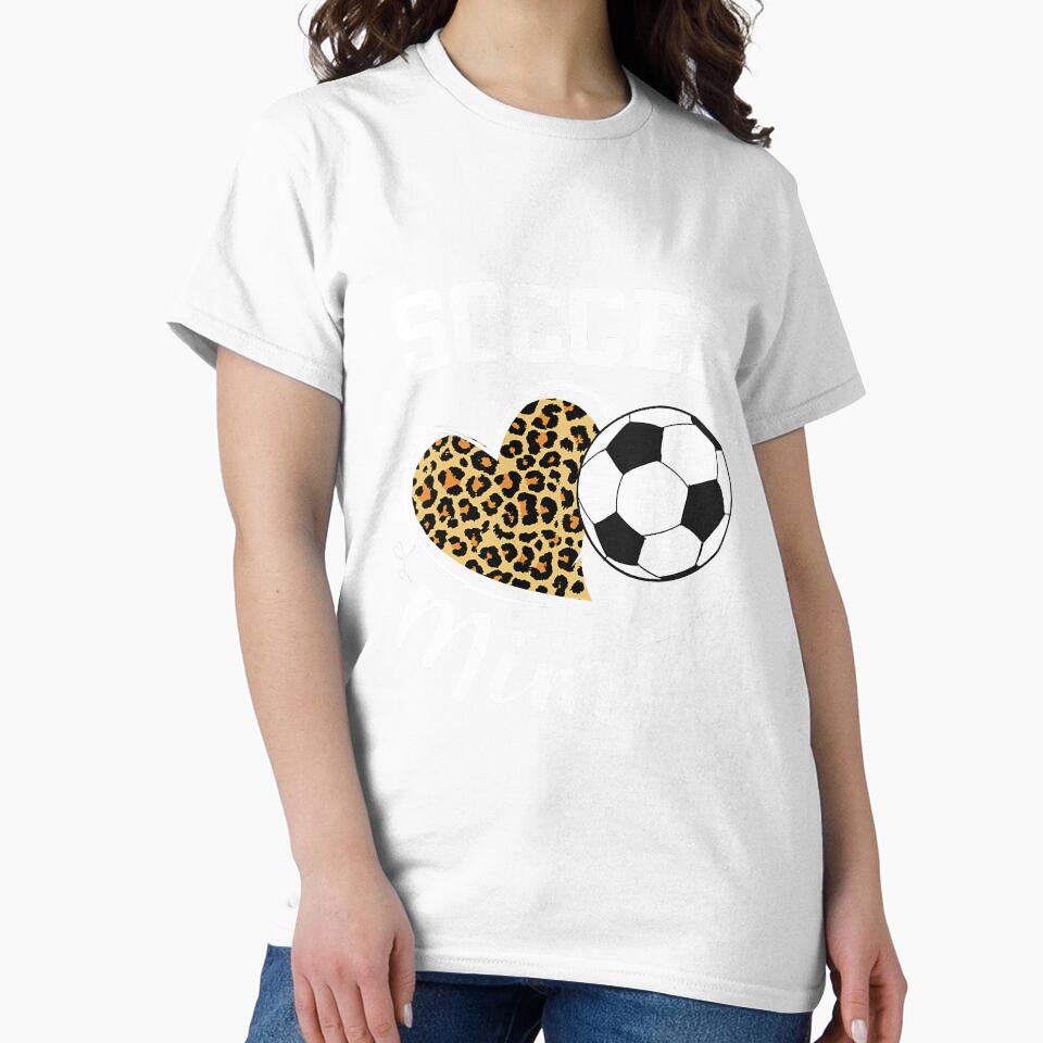 Soccer Mimi Heart Leopard Mom Grandma by BundlerVq