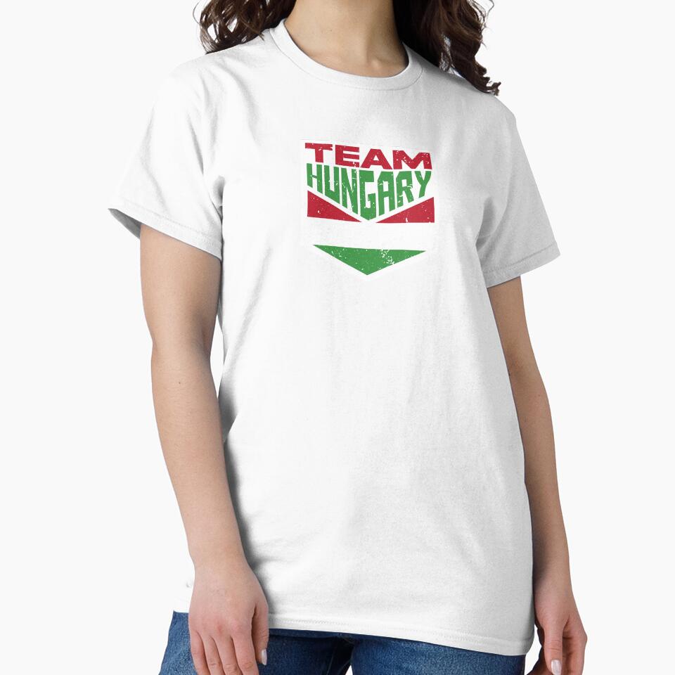 Team Hungary, Hungarian Distressed Flag, Vintage Supporter by ramenrose