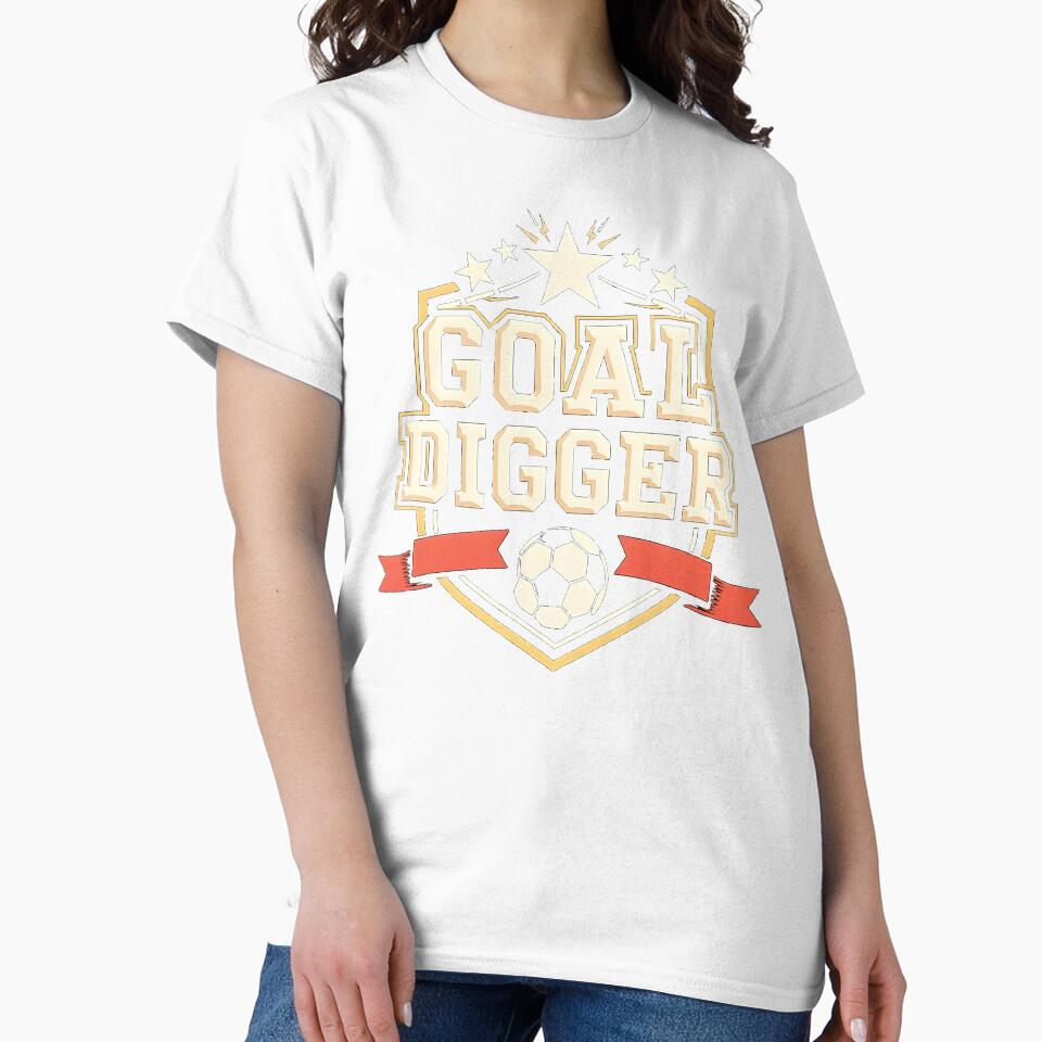 Funny Soccer Goal Digger Design by MimsTees