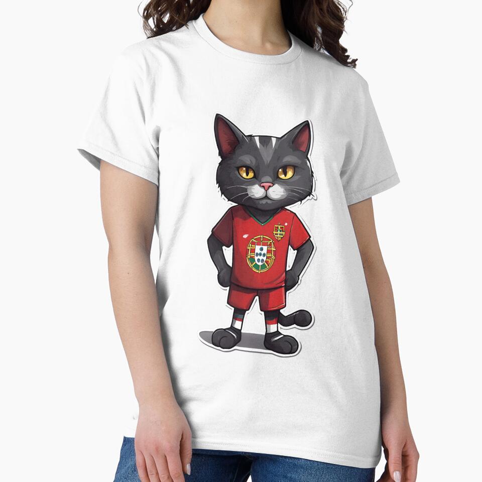 PORTUGAL Sports Team: a Cat wearing colours of Portugese Flag D24 by PerfectDay2Play