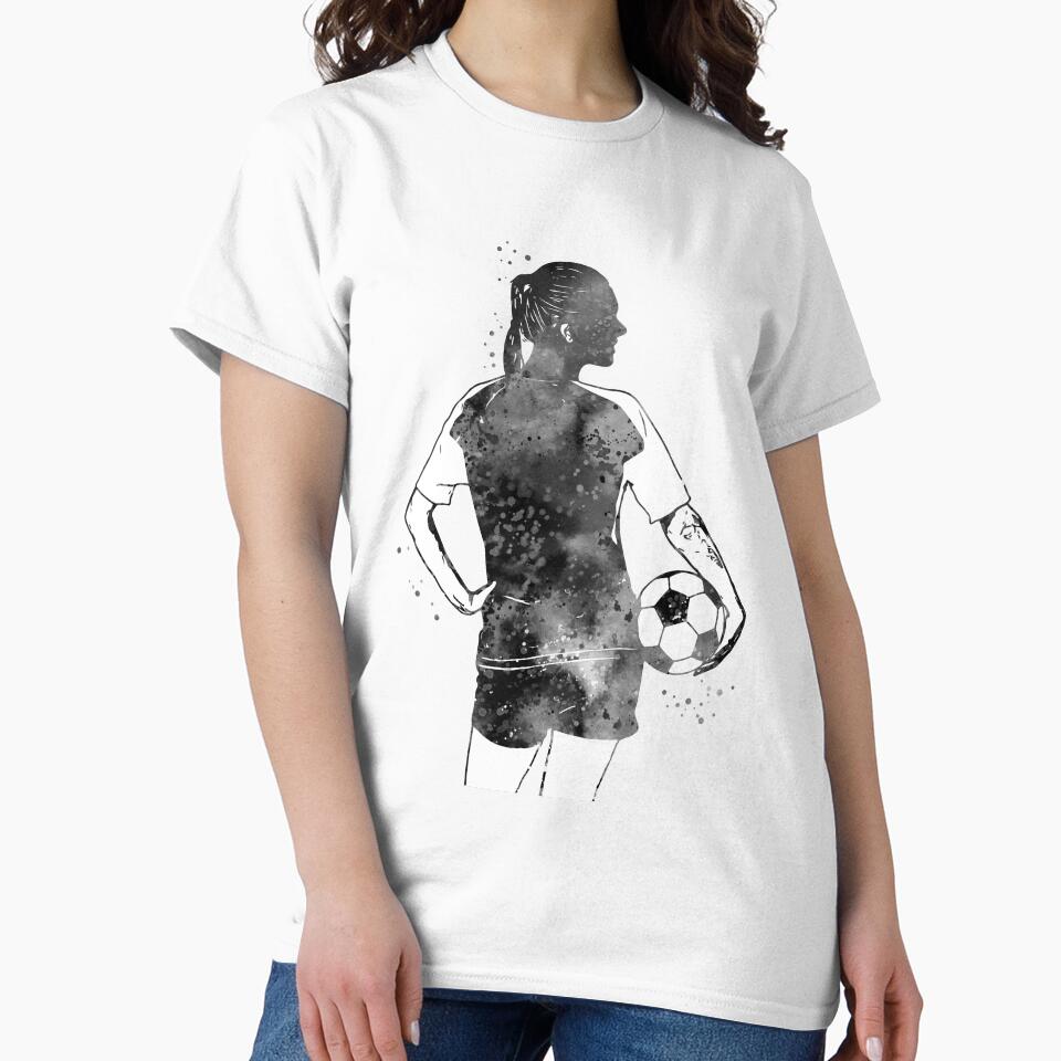 Female Soccer Player by Rosaliartbook