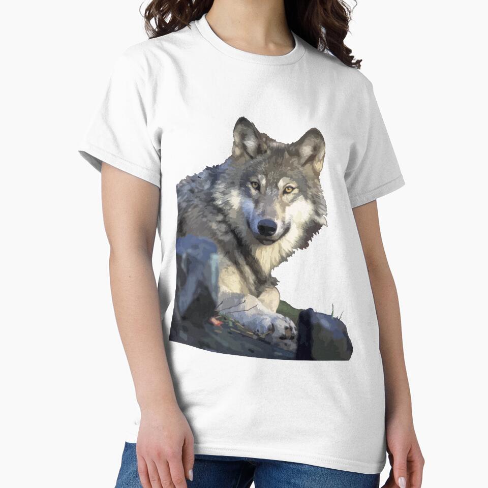 Wolf T-Shirt for Men and Women by AllStarMerch