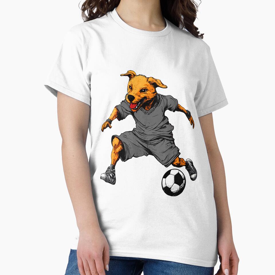 Footballer dog by Soulskier