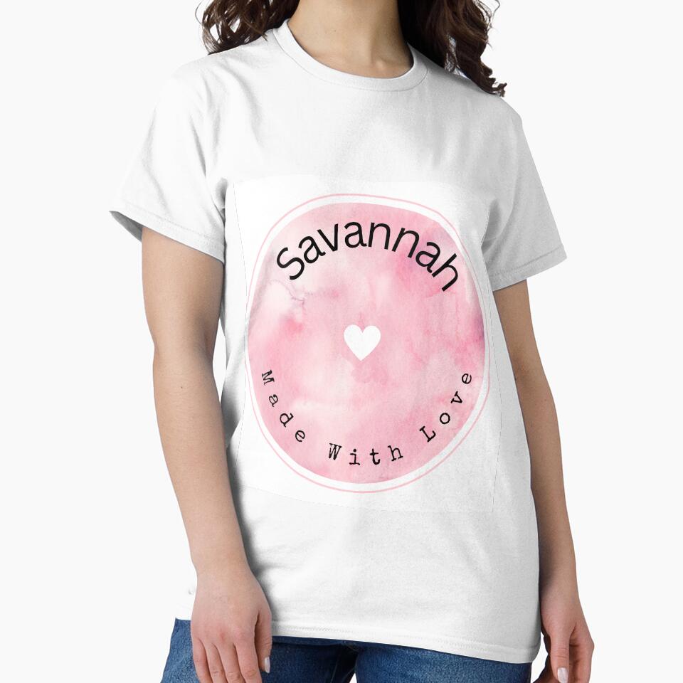 savanna NAME cute and pink by Yasmina Art