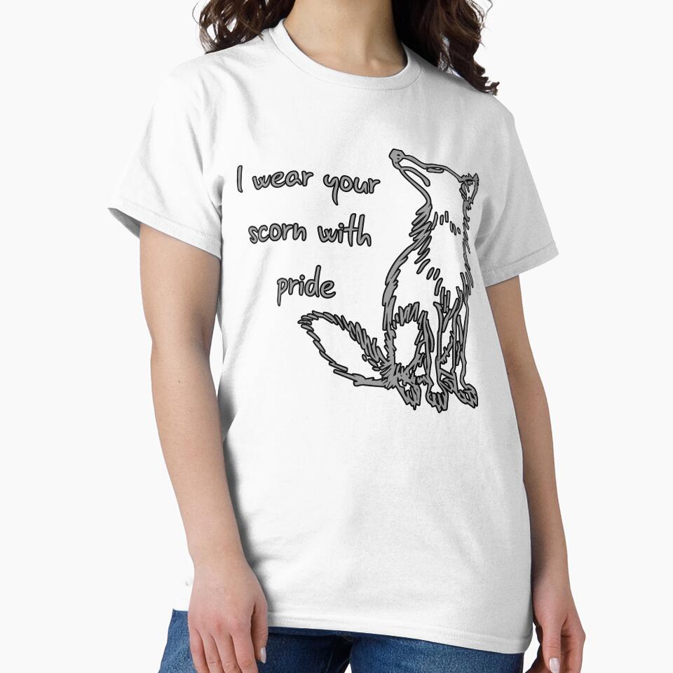 I wear your scorn with pride (canine) by SolidEarthArt