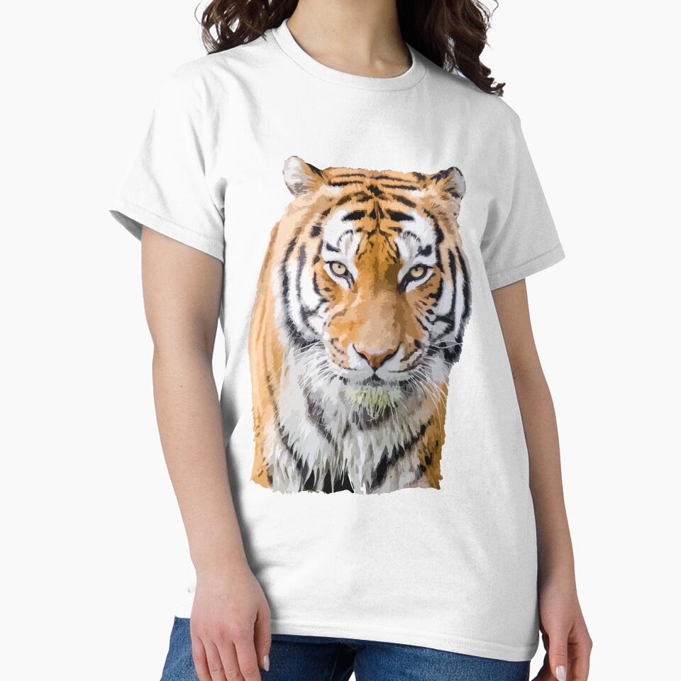 Tiger T-Shirt for Men and Women by AllStarMerch