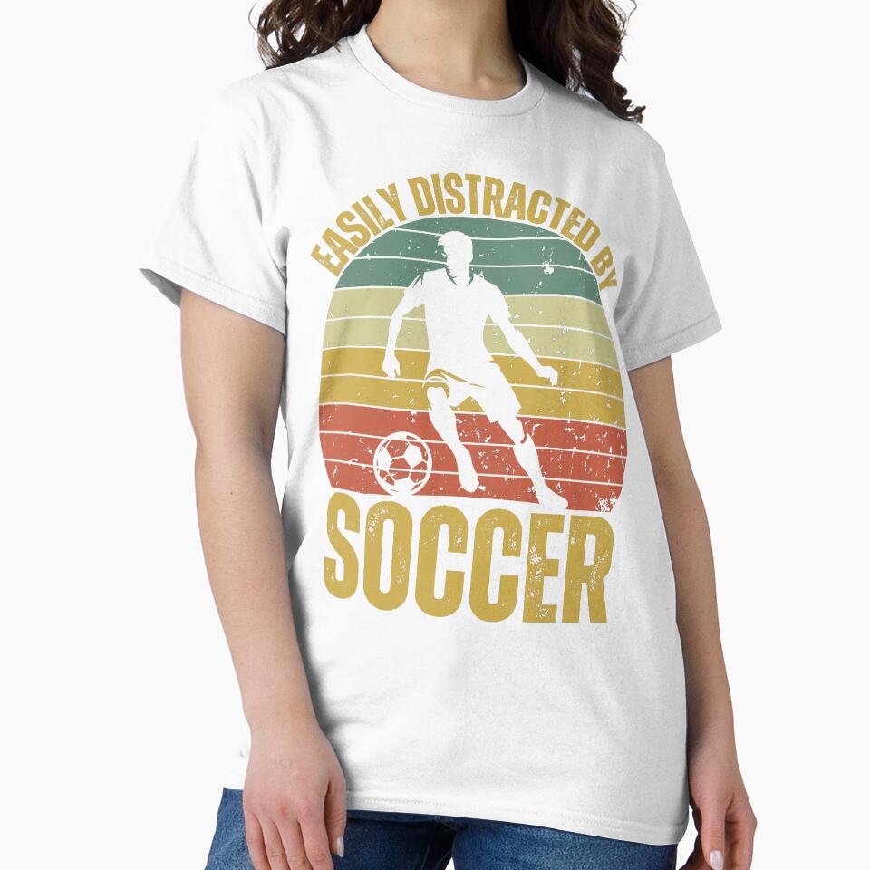 Retro Easily Distracted By Soccer by legendaryskins