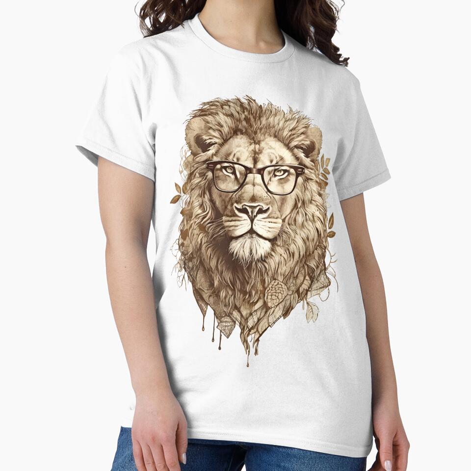 Lion with glasses by GGZebra