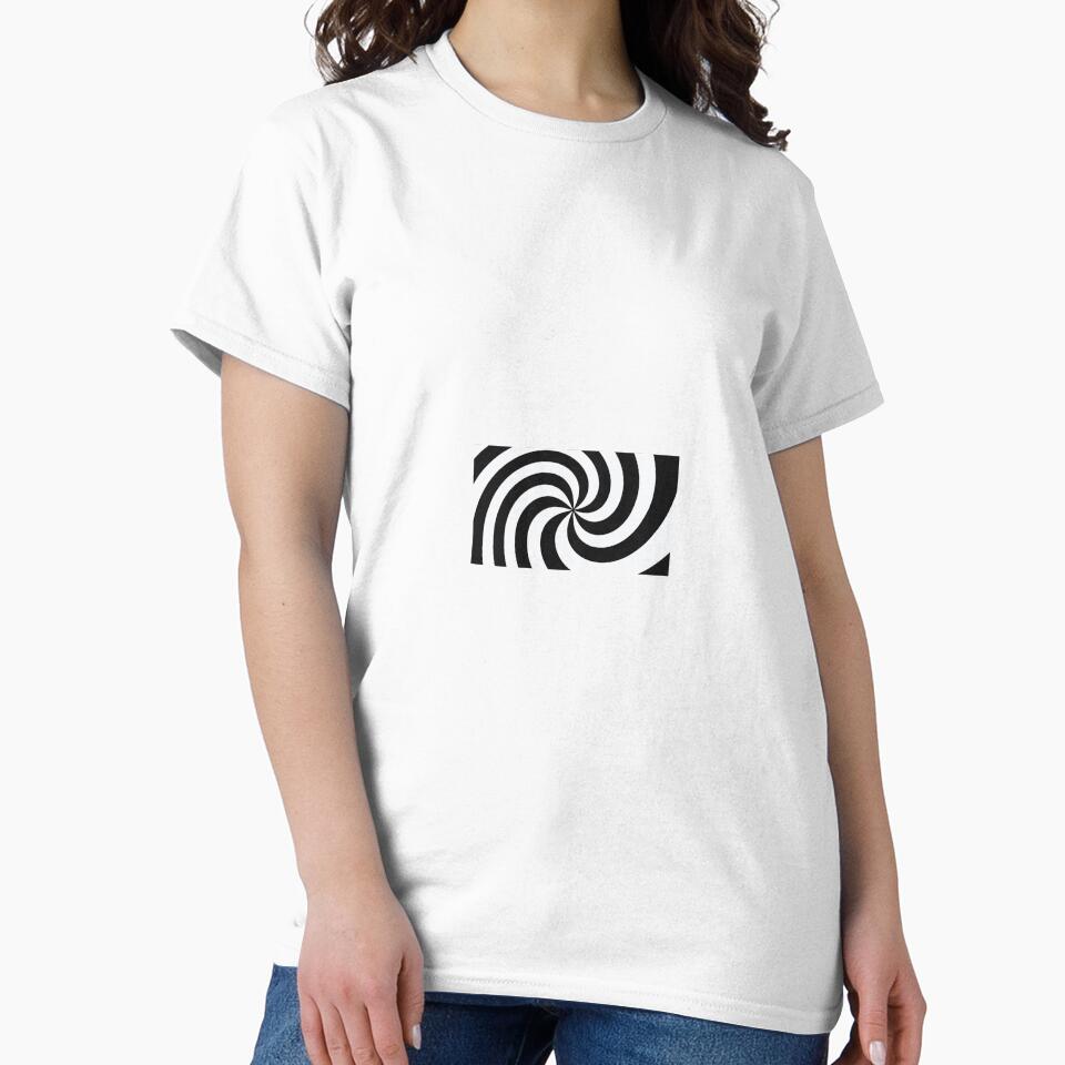 Hypnotic Black and White Spiral by FunnyStyleLine