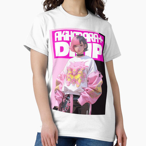 AKIBA DRIP - K-POP IDOL FROM SEOUL - ASIAN ANIME GIRL OVERSIZED FASHION HOODIE by AKIBA DRIP