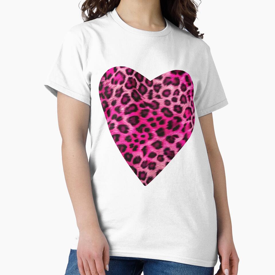 pink leopard heart by funkyrainbowss