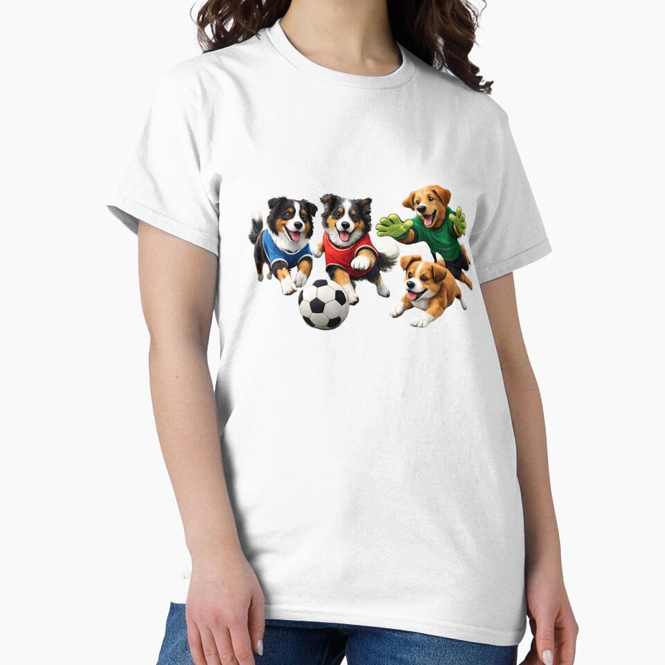 Dogs Play Football by PeterPunkt