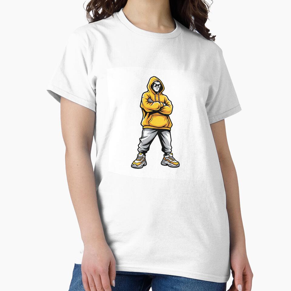 Urban Streetwear Mascot - Bold Hoodie Sneaker Character Graphic by Somlata07