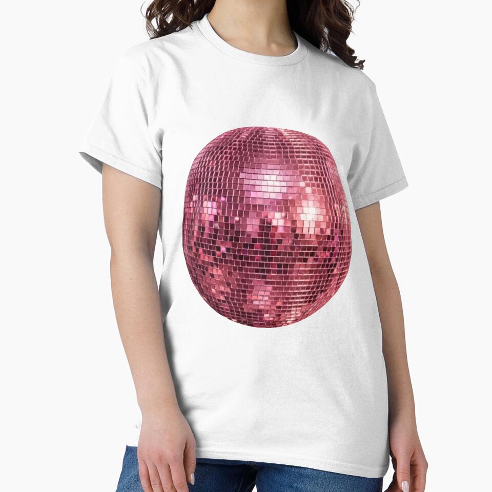 pink disco ball by funkyrainbowss