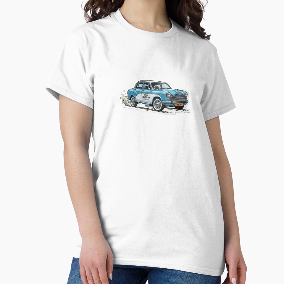 Vintage Ambassador: The Bengal Cruiser Sticker by Suyashjadhav