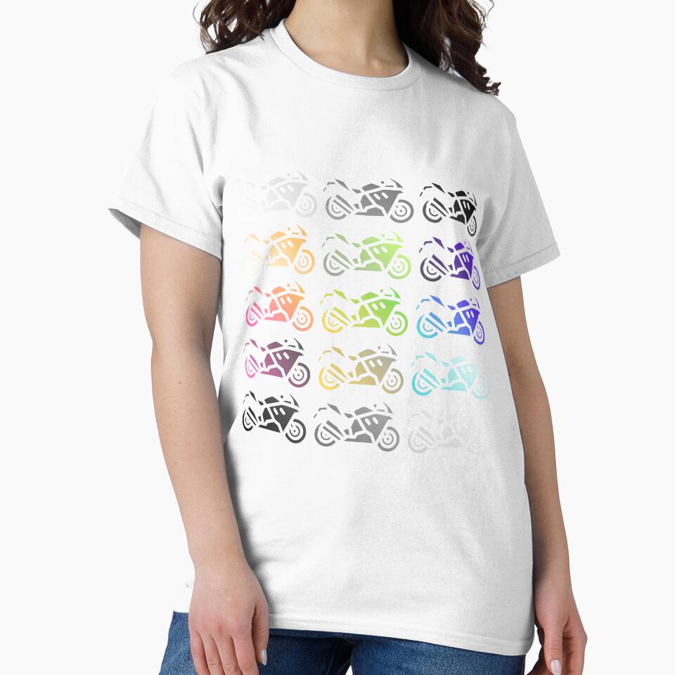Colorful Neon Motorcycles by Sandi-Pandi