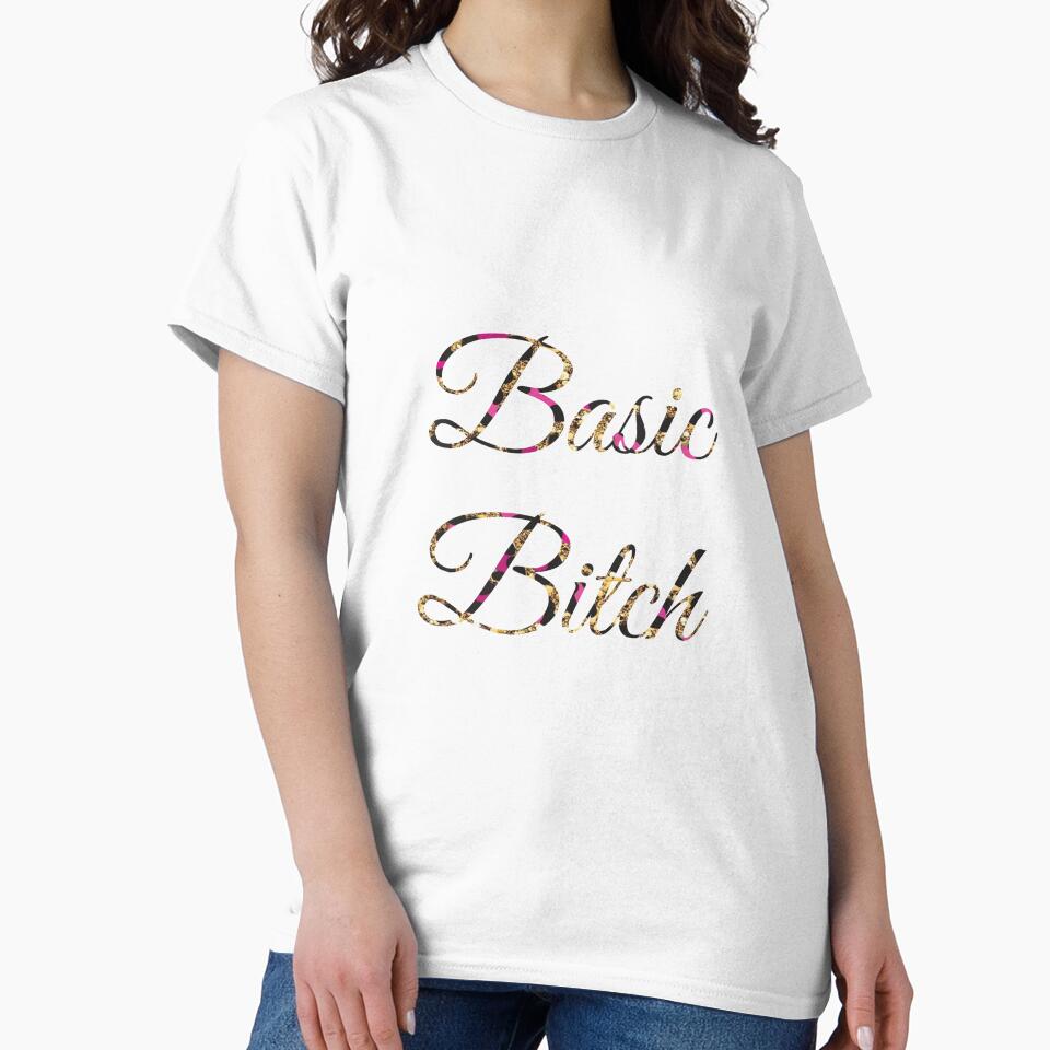 Basic Bitch - celebrate your basicness : sparkle, pink leopard by thejesssweetman