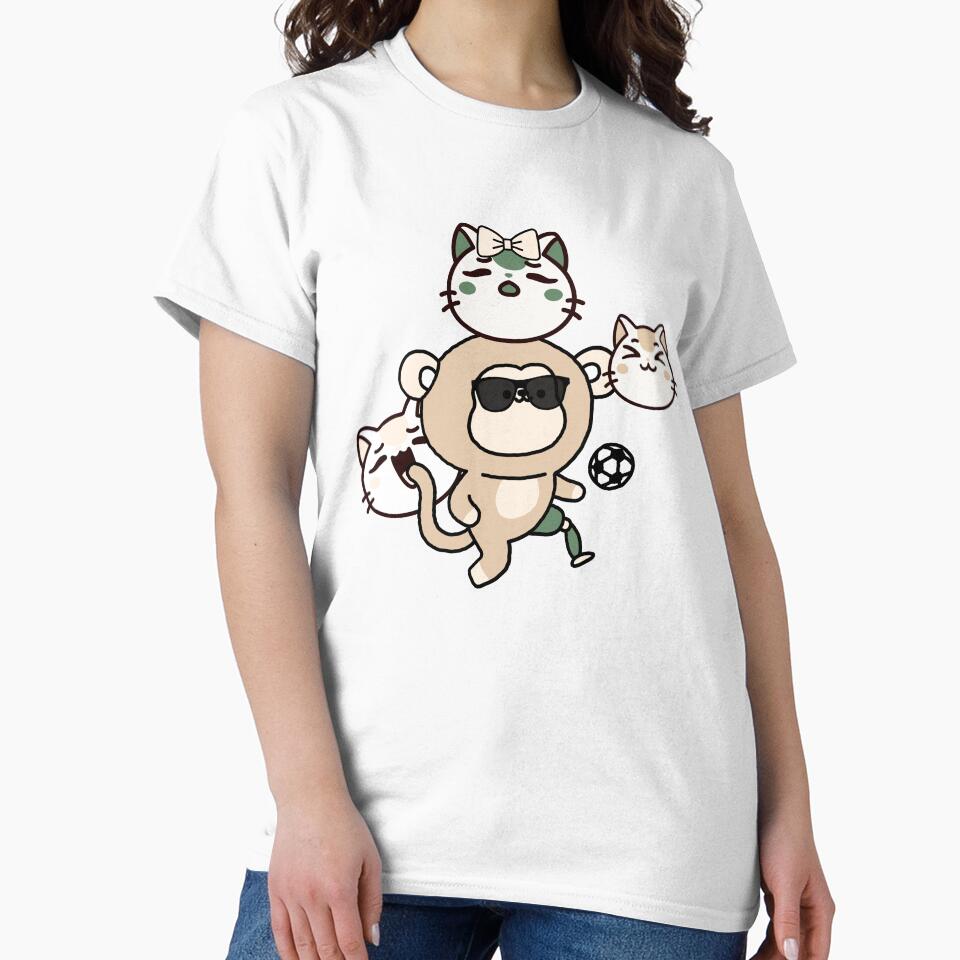 Monkey Soccer Player with Prosthetic Leg and Cat Squad by Kanniax