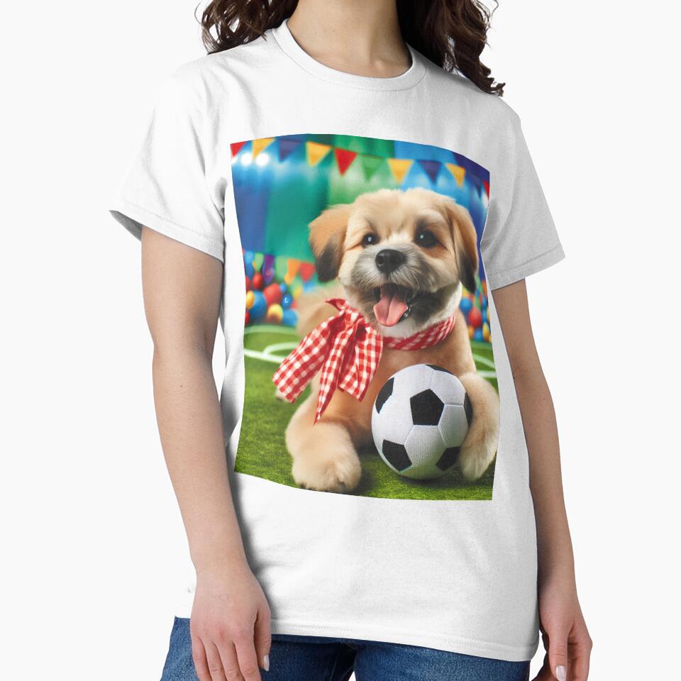 Funny Animals Playing Soccer Football Team, Kids Sports Animal Lover Gift, two by E.D.CH designs.