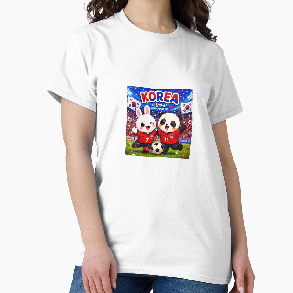 Cute Korea Football Friends by QuirkNest Studio