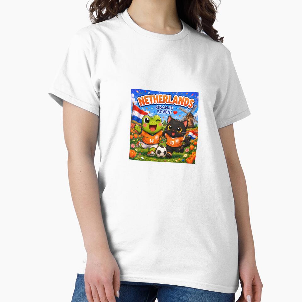 Cute Netherlands Football Team by QuirkNest Studio