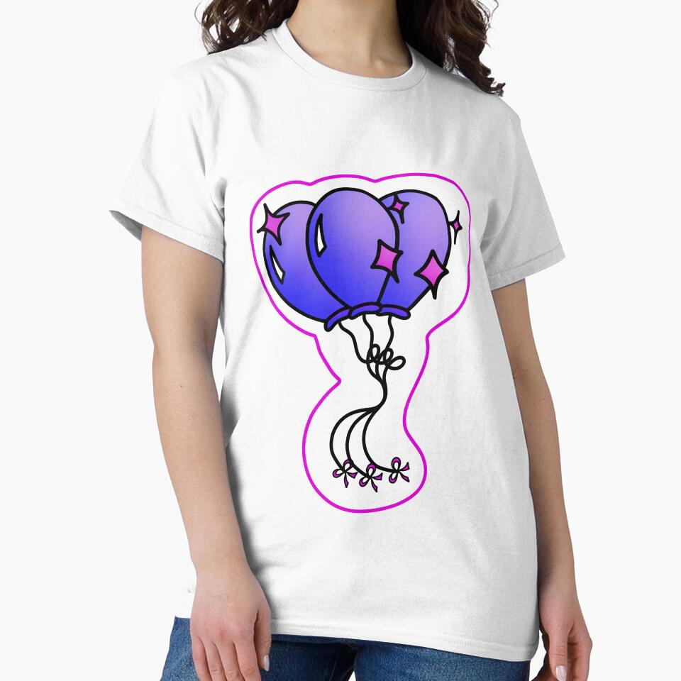 Sparkly Purple Balloons by marigold-art