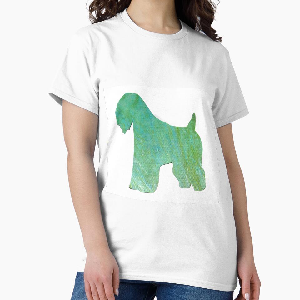 Soft Coated Wheaten Terrier Silhouette by PaintedbyCarol