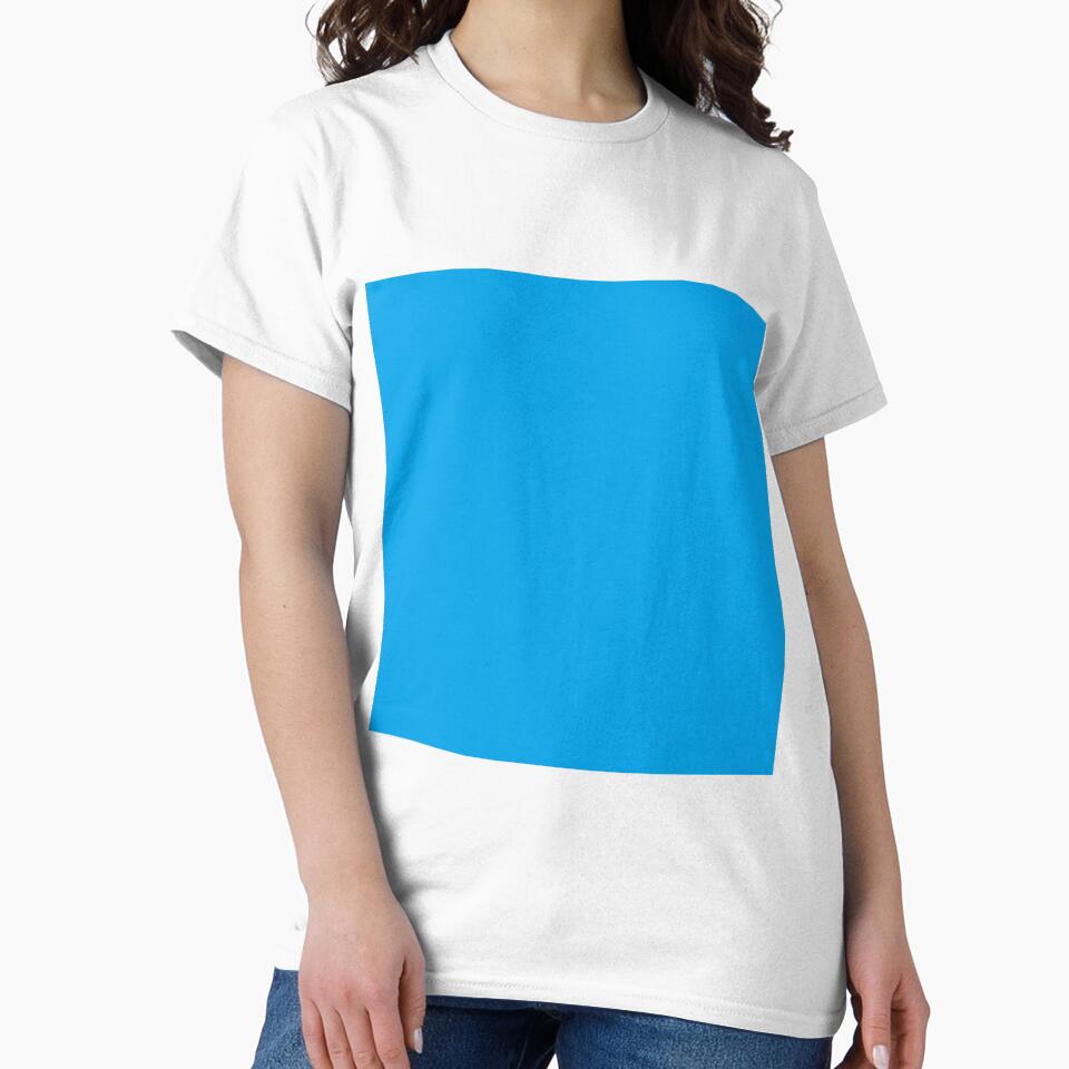 Plain Solid Color Cyan Blue by mimihuang creations