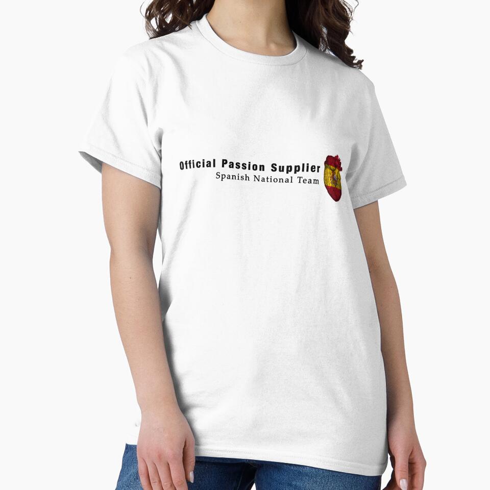 Spain Fan Shirt "Passion & Heart" by Endorfin Garment