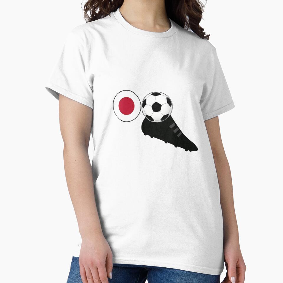Japan Soccer Vibes – Flag, Ball & Boot Combo by thesmilngnature