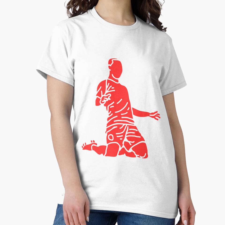 Red Celebrating Player | Player Celebration by Football Stickers World