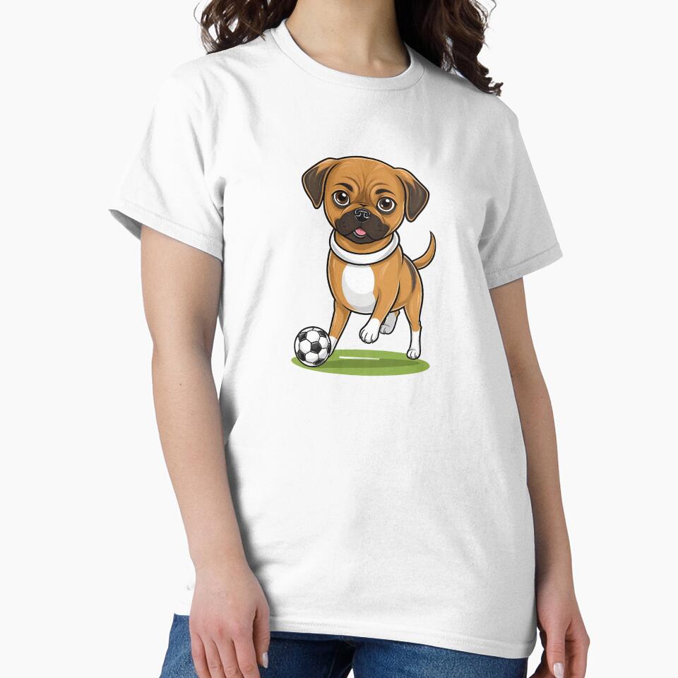 Soccer/Football Puggle by Ben Del Vacchio